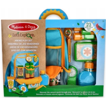 Melissa & Doug 40801 - Zestaw 23 częściowy małego podróżnika - Let's Explore